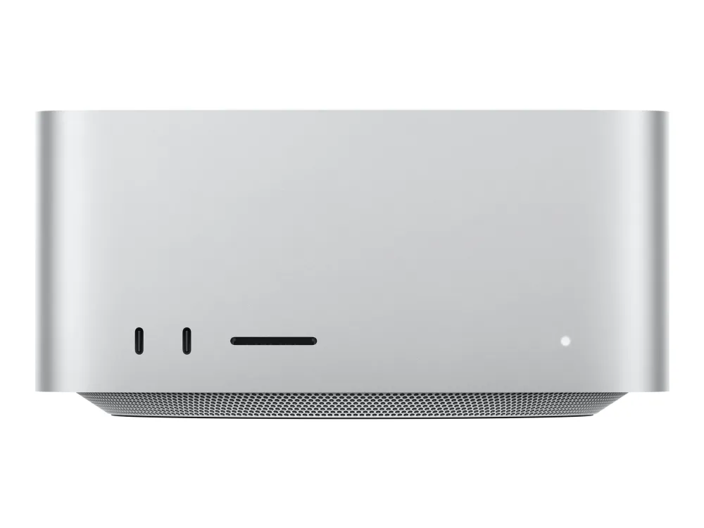 Apple Mac Studio - USFF M3 Ultra - RAM 96 GB - SSD 1 TB - M3 Ultra 60-core - Gigabit Ethernet, 10 Gigabit Ethernet, 5 Gigabit Ethernet, 2.5 Gigabit Ethernet, IEEE 802.11ax (Wi-Fi 6E), Bluetooth 5.3 - macOS Sequoia 15.0 - skærm: ingen - sølv