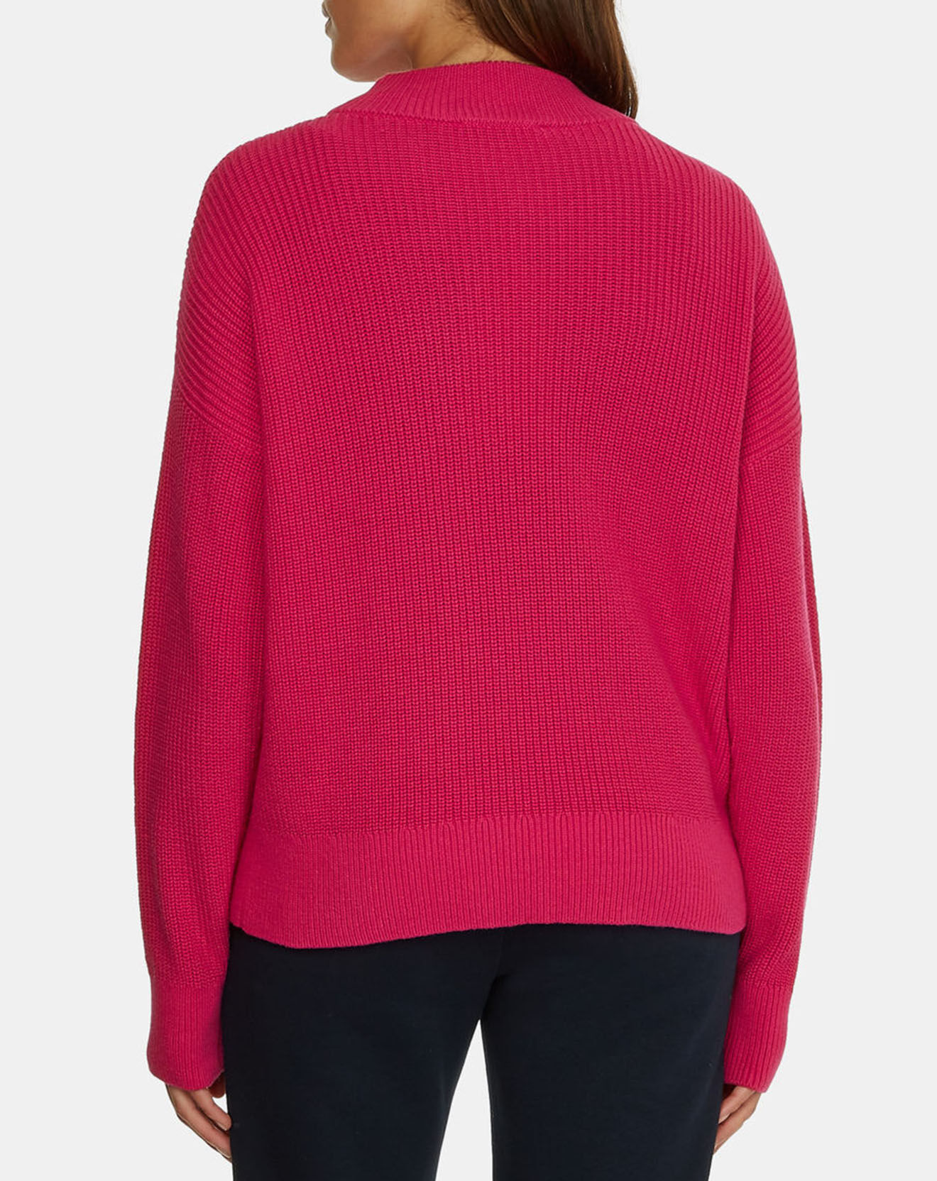 Tommy Hilfiger Pull 100% Coton rose fluo