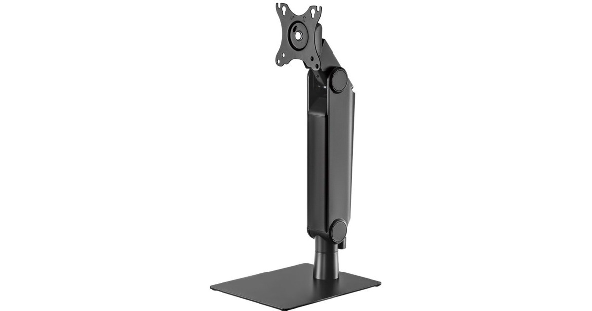 goobayFreestanding Single Monitor Mount, 17 tot 32 inch monitorarm  (Zwart)