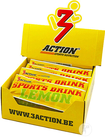 3Action Sports Nutrition Sports Drink Citron Sachets 25x30g