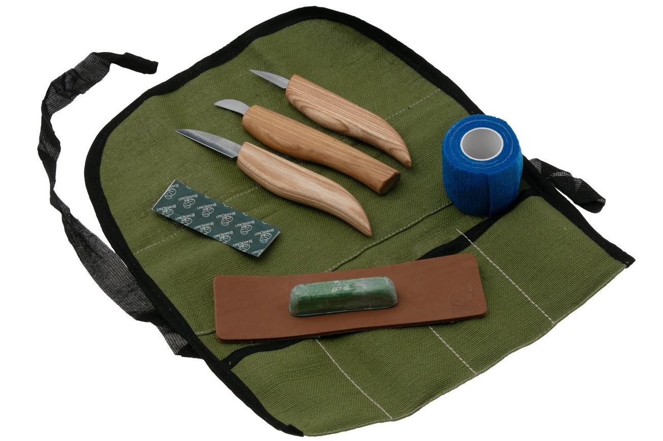BeaverCraft S15 Starter Chip and Whittle Knife Set, houtsnijset