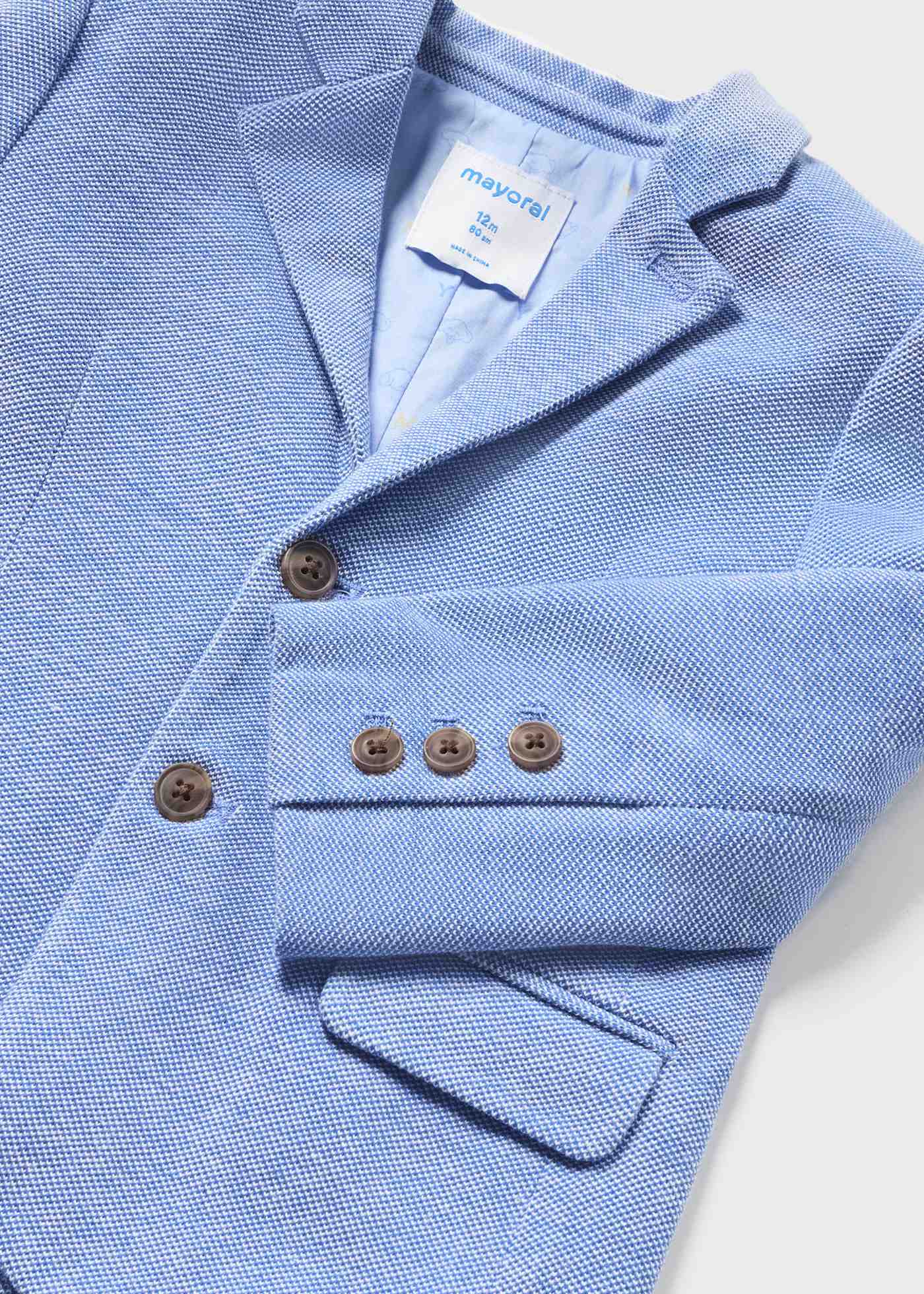 vestido de bebê blazer de tricô