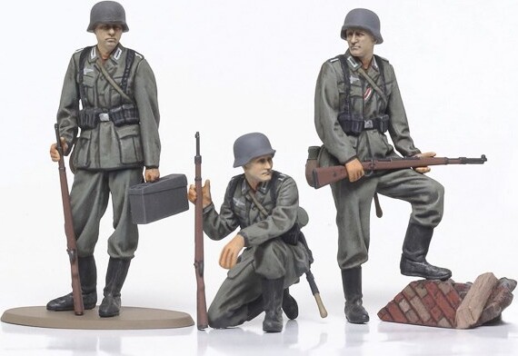 Tamiya - Wwii Wehrmacht Infantry Set - Model Figurer - 1:48 - 32602