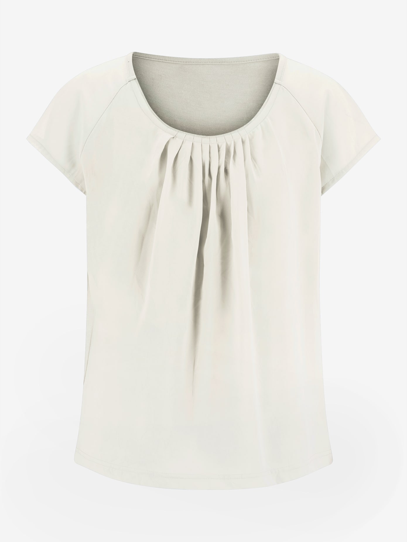 T-shirt en coton fluide effets plissés élégants