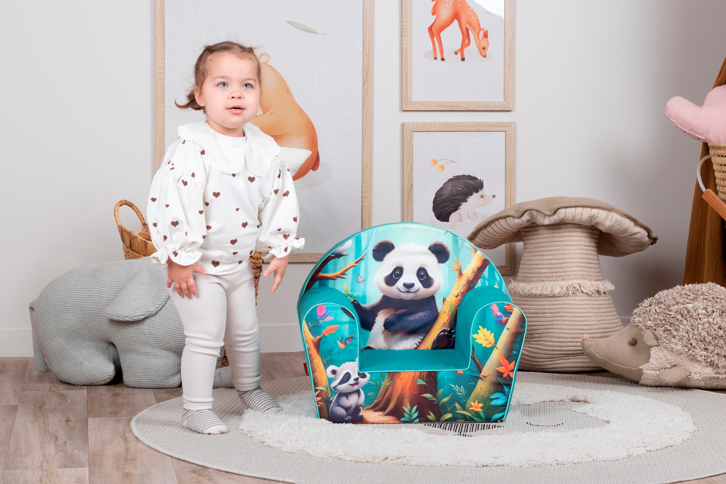Knorrtoys® Sessel »Lucky panda« für Kinder; Made in Europe