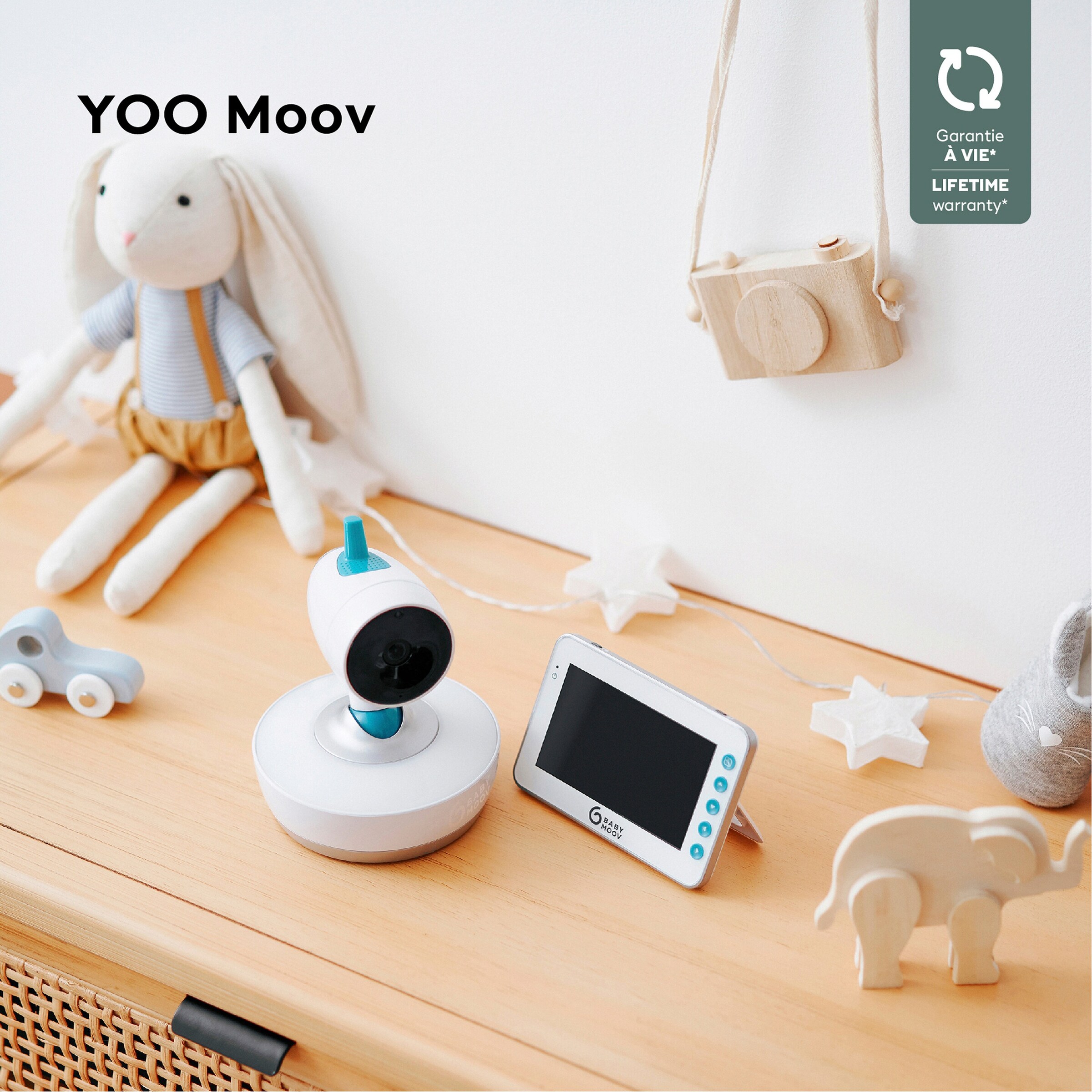 Babymoov Digitales Babyphone mit Kamera YOO-Moov 360°