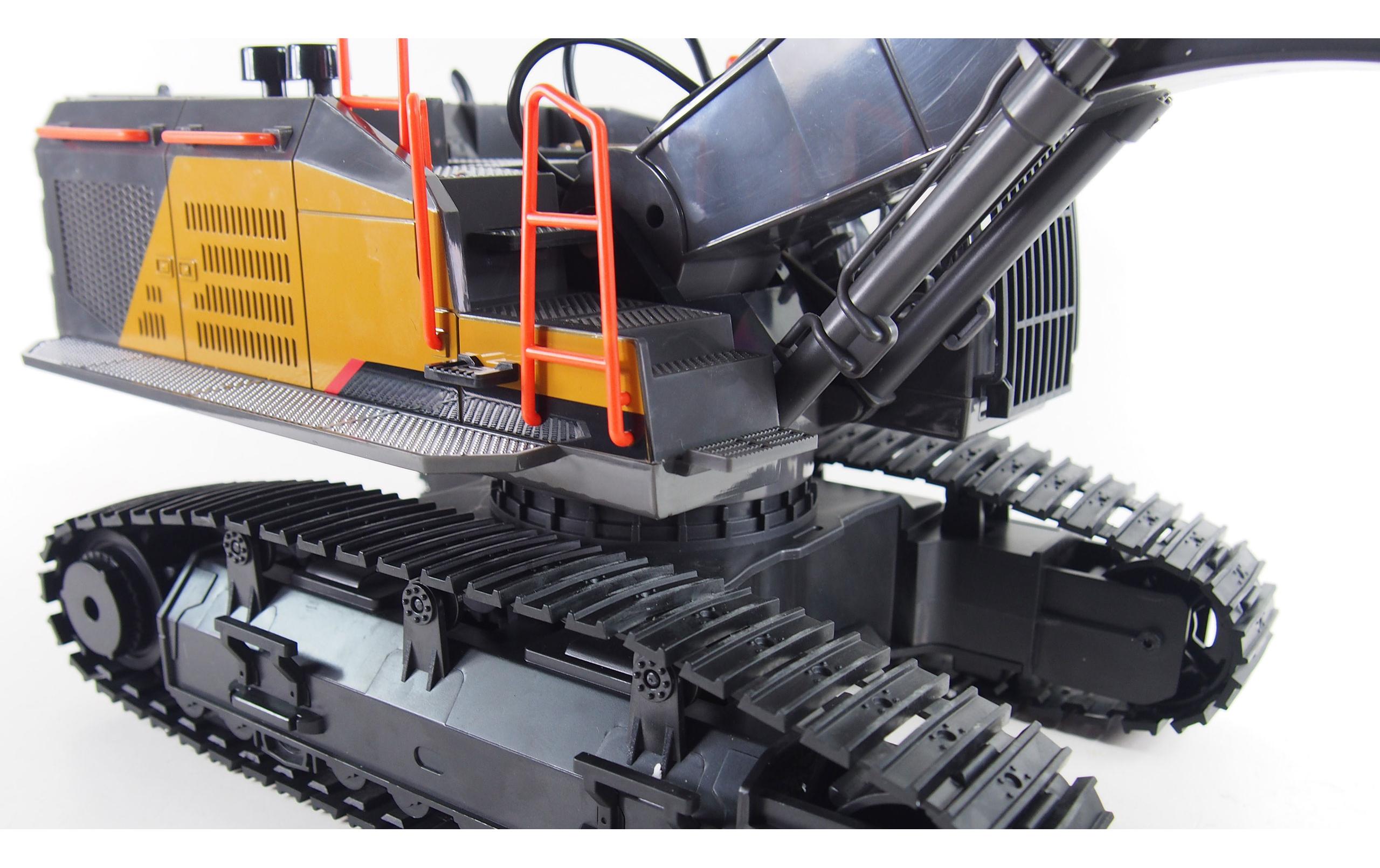 Raupenbagger ACV730 V1 Gelb, RTR, 1:14<br>Voll funktionsfähiger Kettenbagger im Massstab 1:14