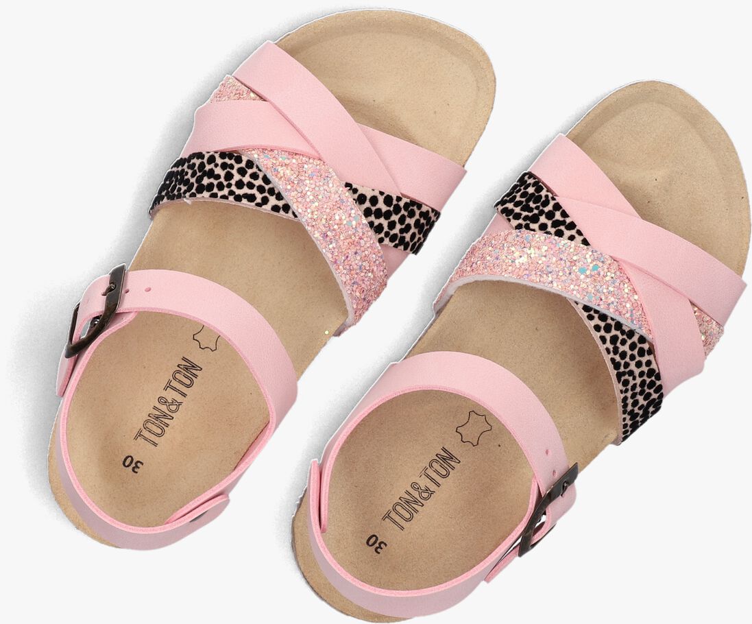 TON & TON roze ton & ton sandalen nikolna