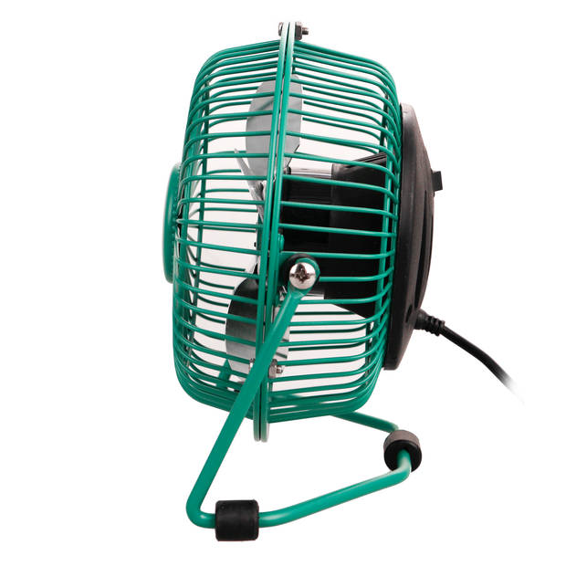 Blokker USB ventilator BL-30023 groen - 10cm diameter