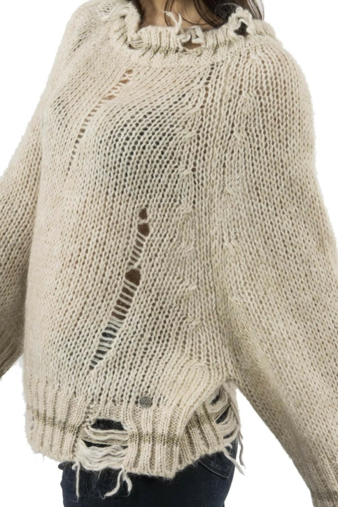 pull hiver bsb 040-260048 beige