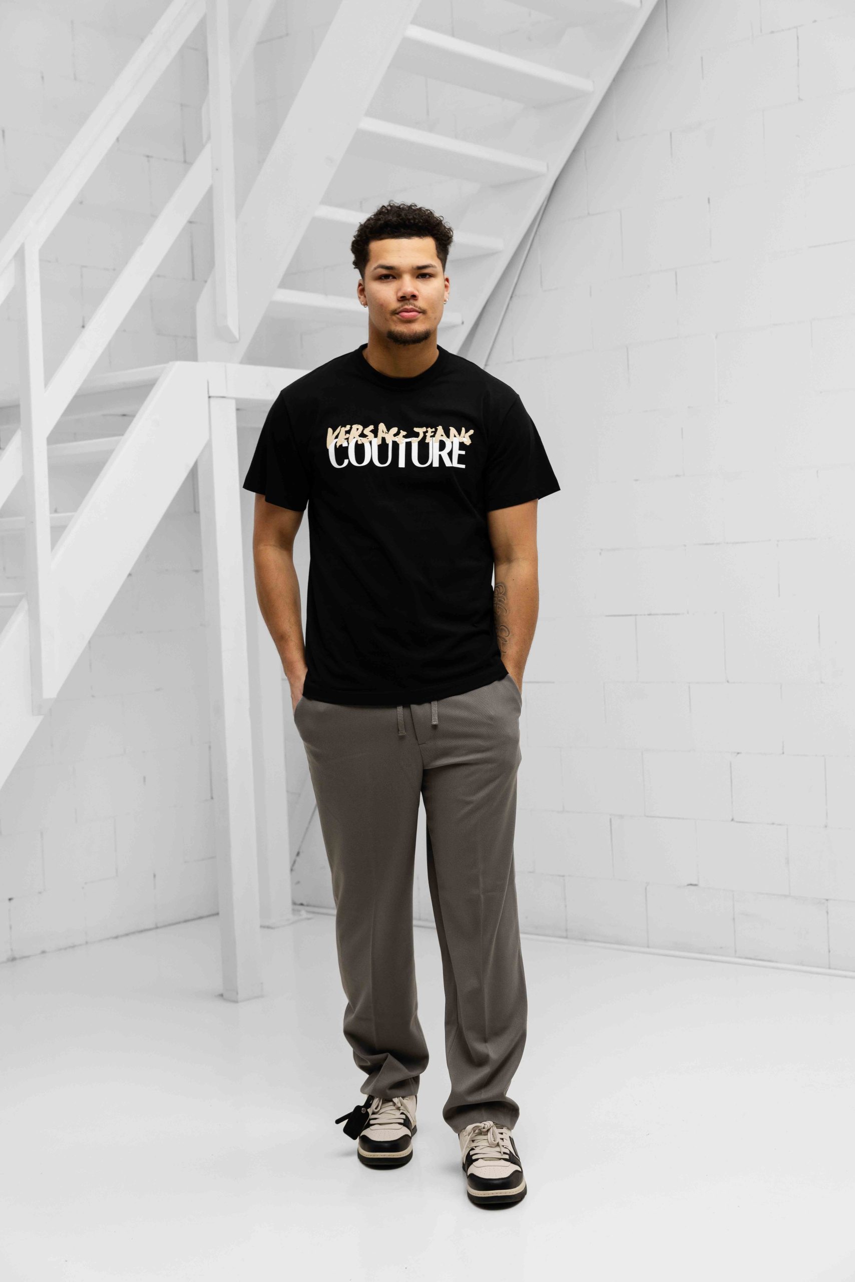 Quotrell Roman Broek Heren Grijs