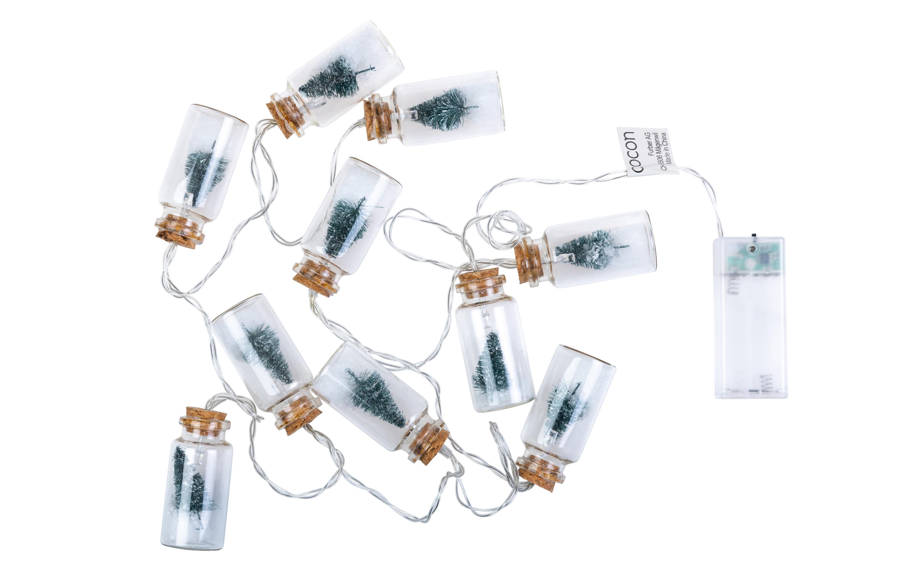 LED-Lichterkette Flaschenpost, 135 cmDekorative Weihnachtsbeleuchtung
