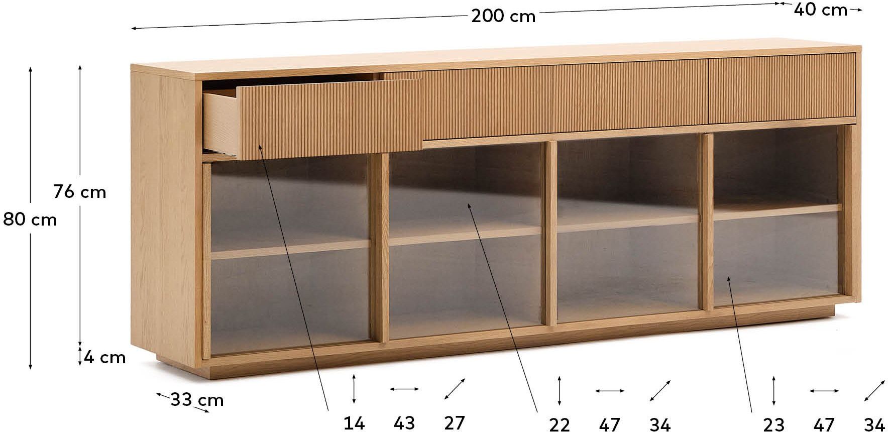 Kave Home   Helvine Dressoir