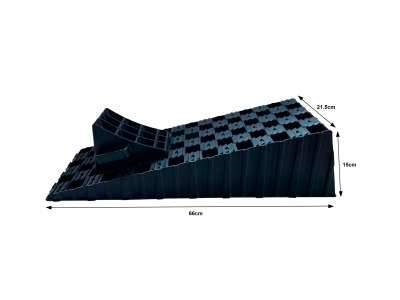 Milenco MGI XL Auffahrkeil mit Chock einzeln