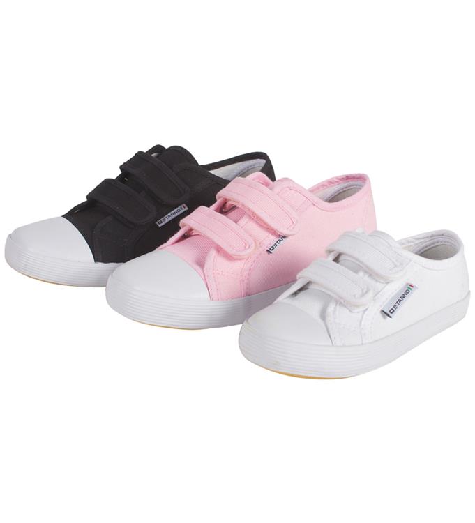 Stanno Canvas Gym Shoe Velcro Black