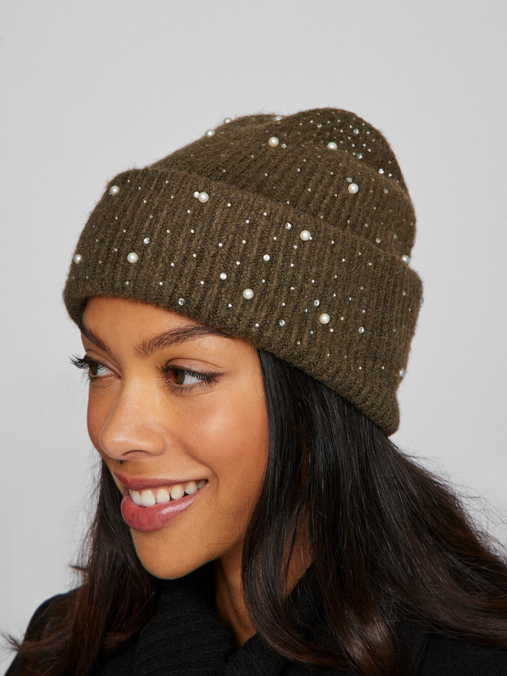 Vila  Visummer beanie - Gothic Olive