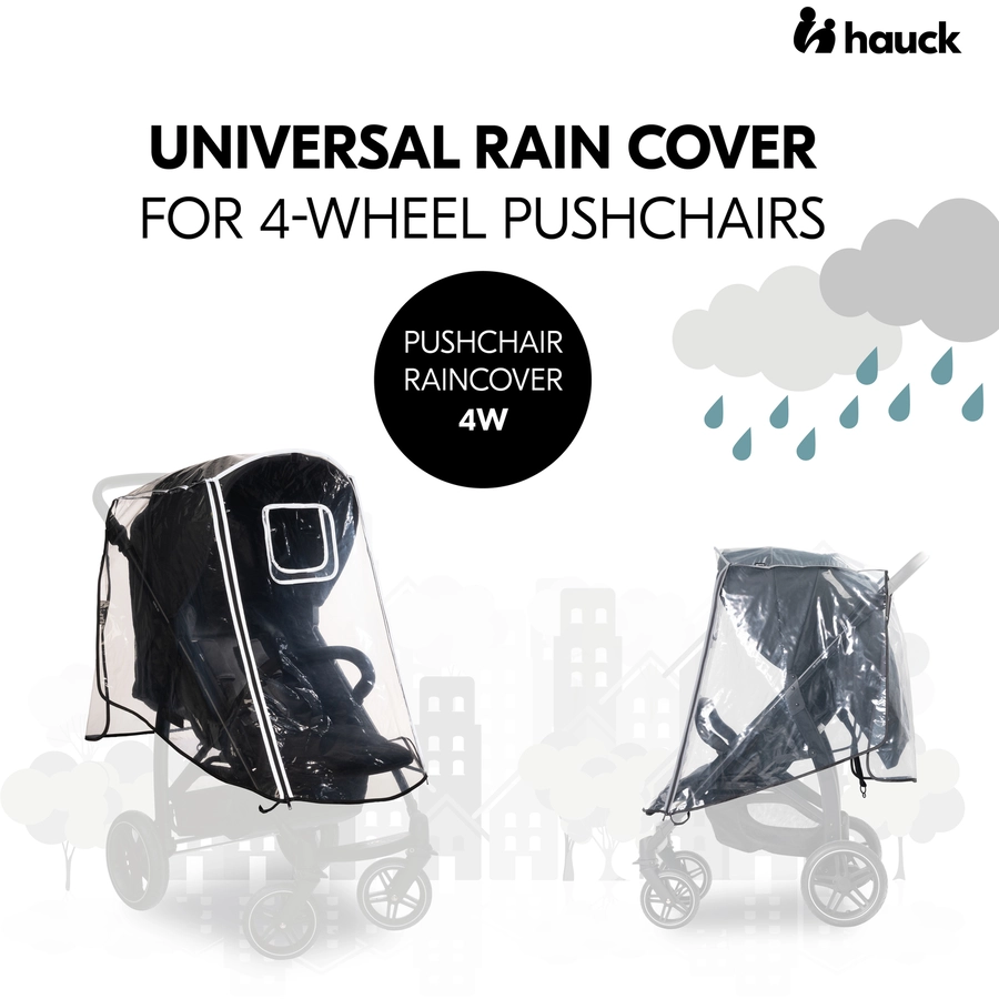 hauck Regenschutz Kinderwagen 4 Rad