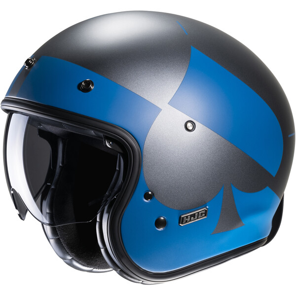 HJC - Casque V31 Kuz MC2SF / Gris / Bleu / Mat
