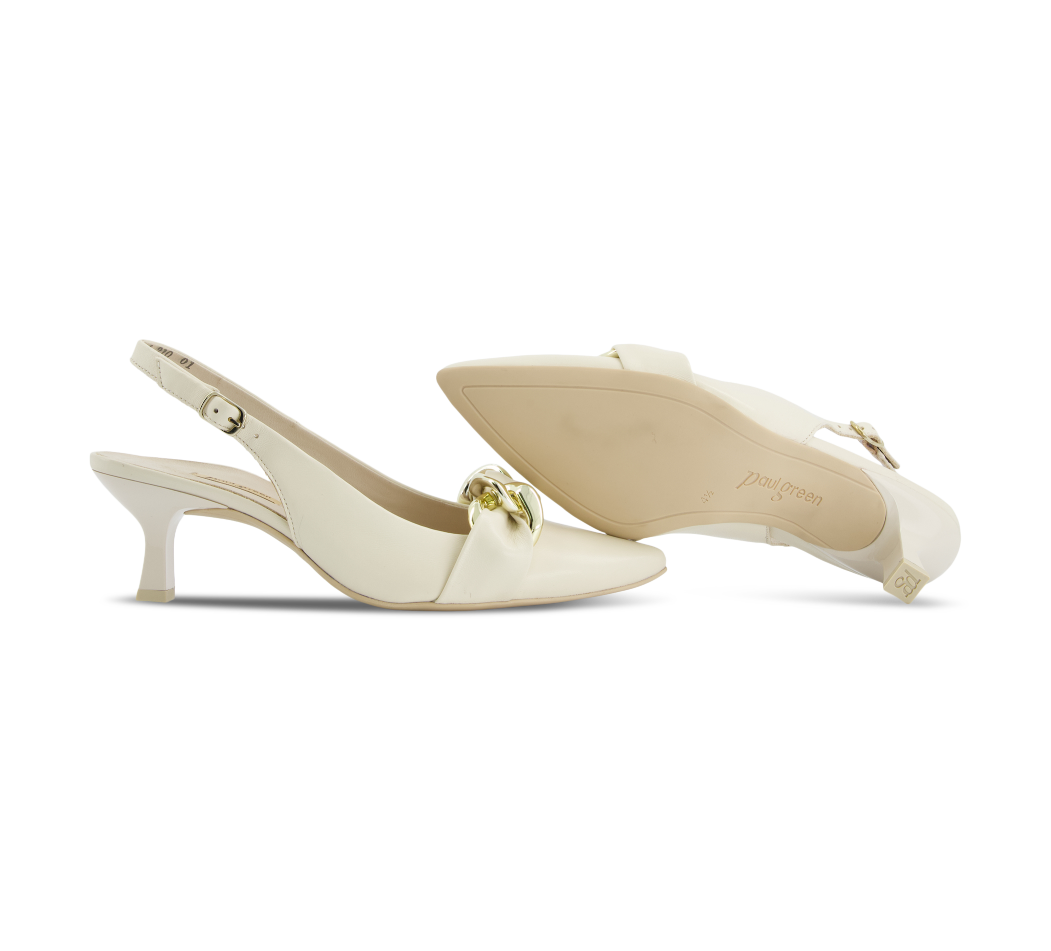Paul Green 6046 - Sling-Pumps beige/taupe