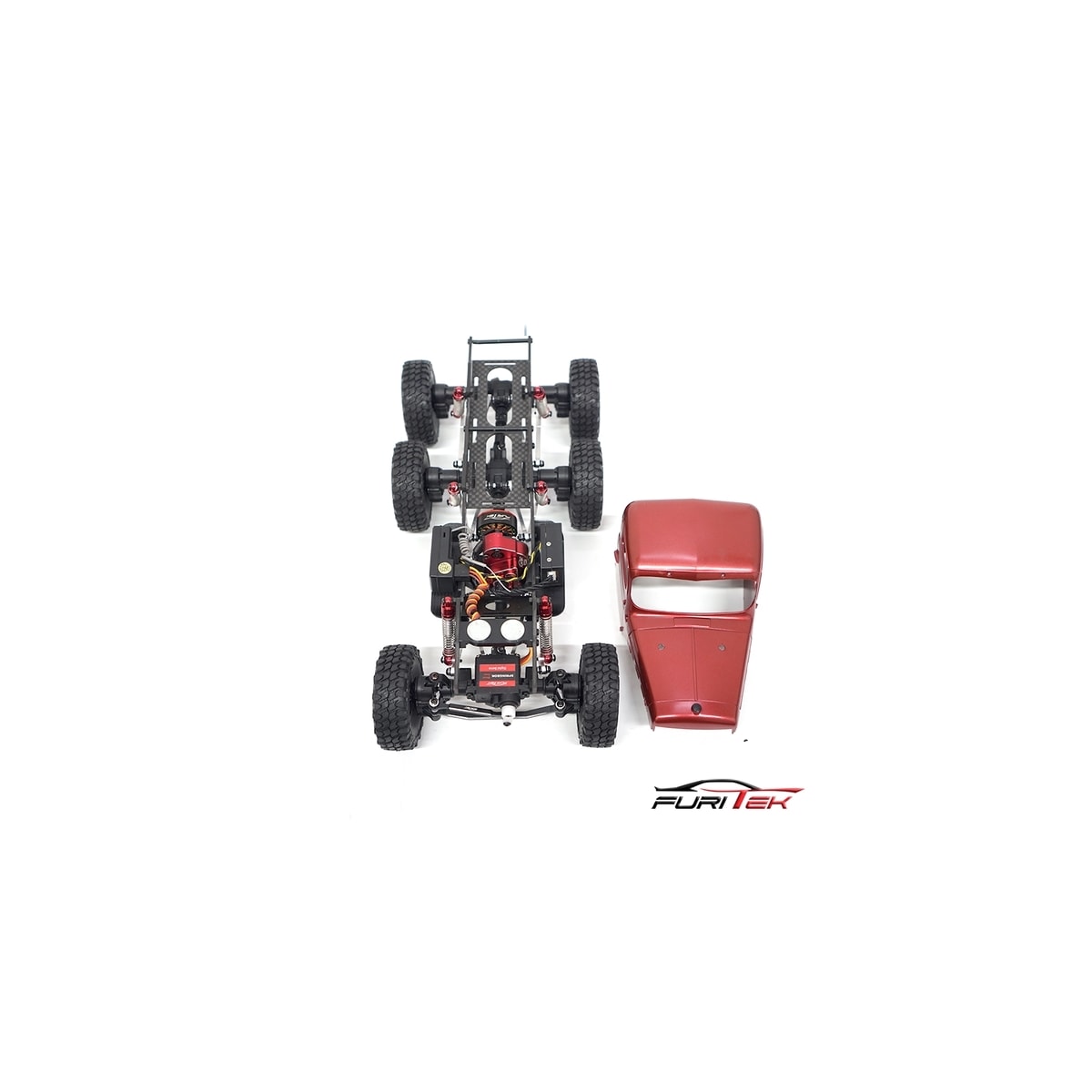 Furitek Cayman Pro 6x6 1/24 Crawler Kit m/Radio