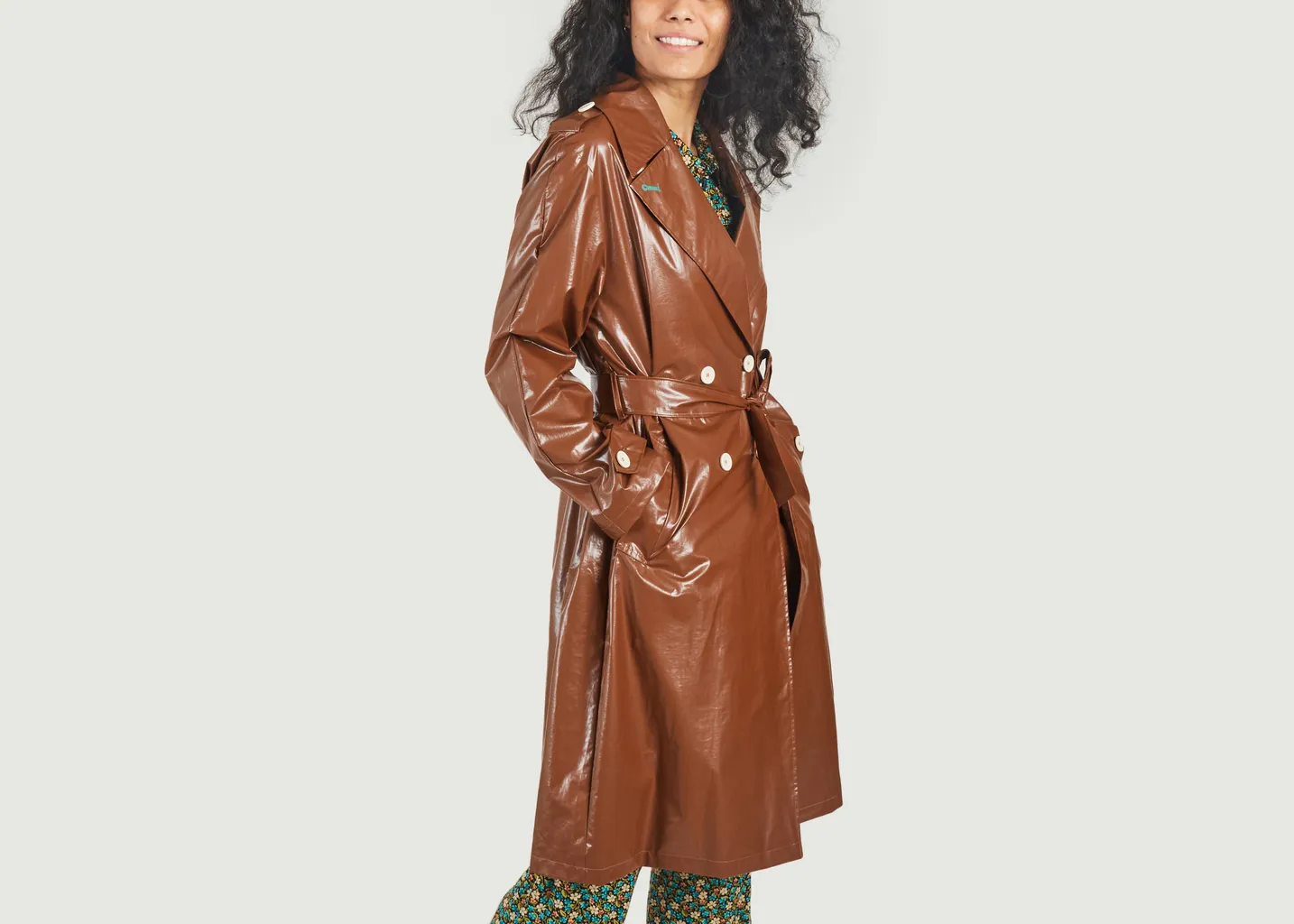 Trench Ciré Charron Trench And Coat