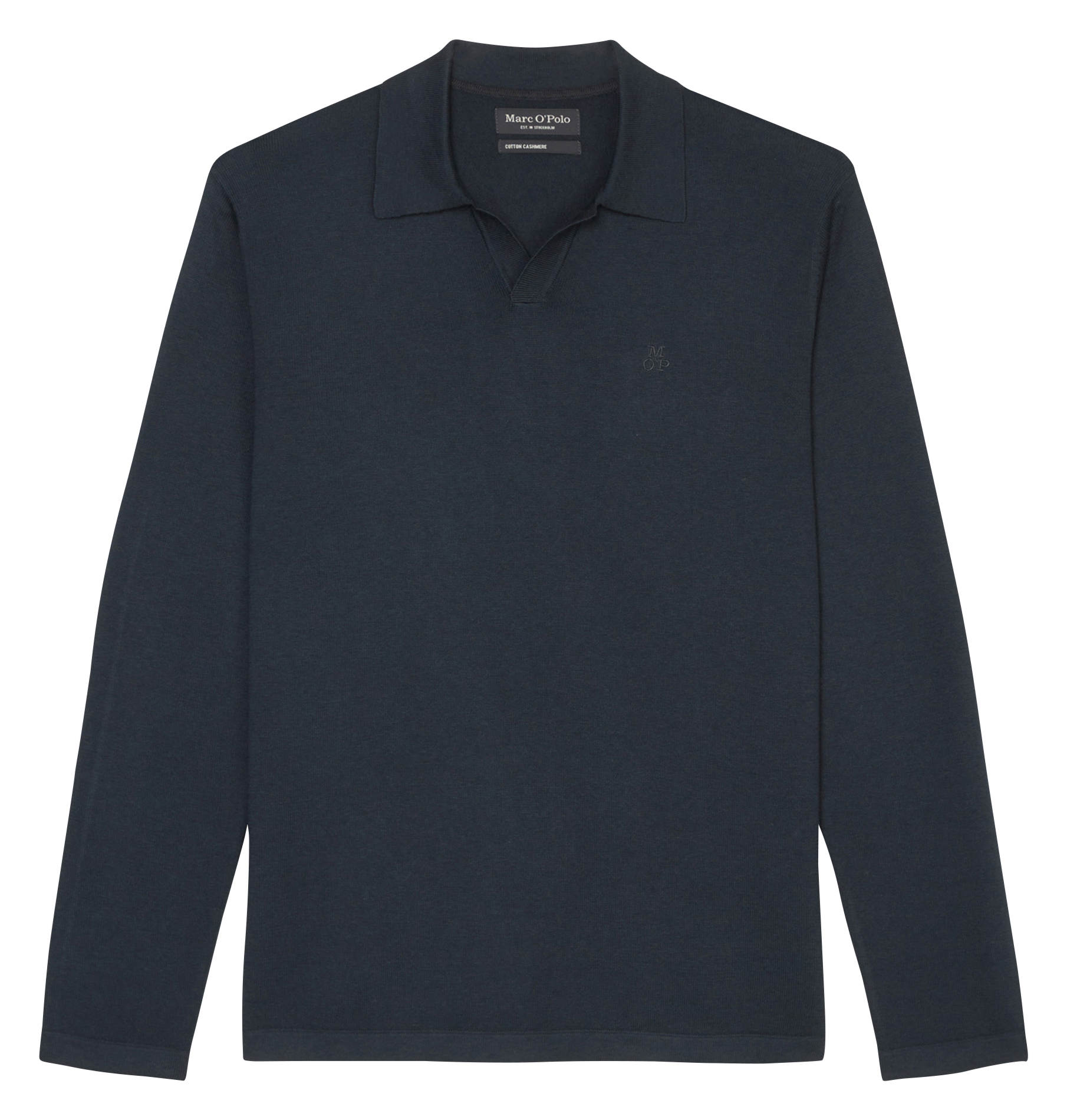 Polo en coton bio mélangé | Bleu