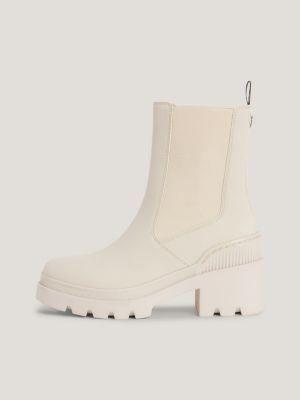 Botas de salto bloco médio emborrachadas