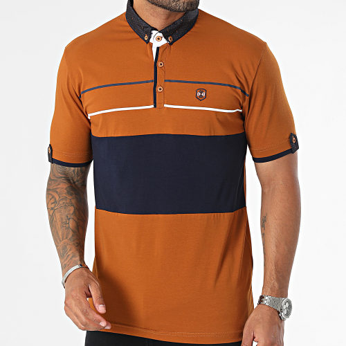 Polo Manches Courtes Marron