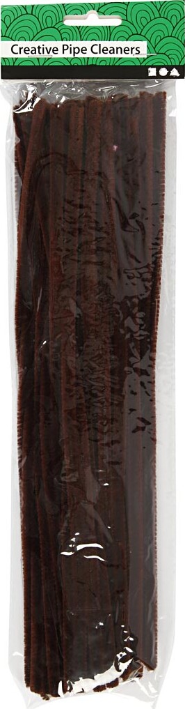 Piberensere - L 30 CM - B 6 MM - Brun - 50 Stk