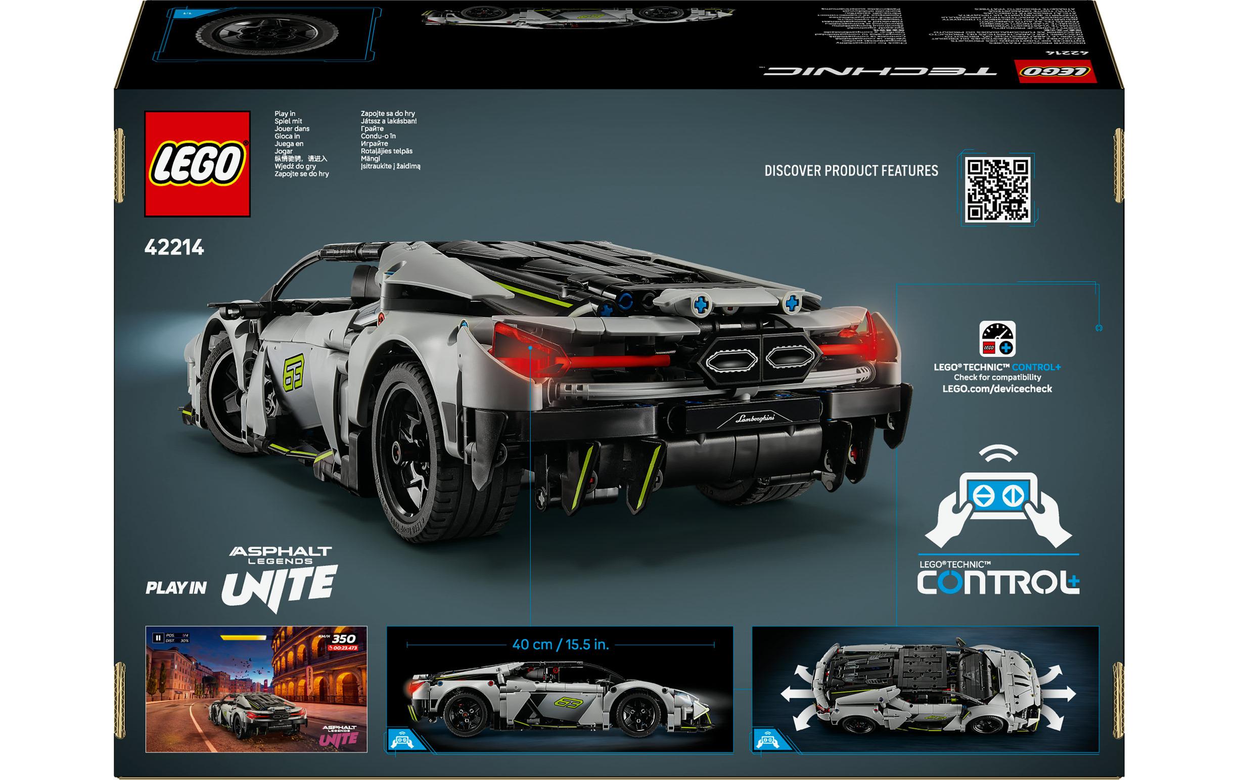 Technic Lamborghini Revuelto Supersportwagen 42214<br>Faszinierendes Bauerlebnis
