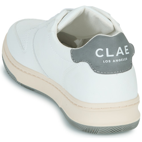 Clae - MALONE VEGAN - Blanc / Gris