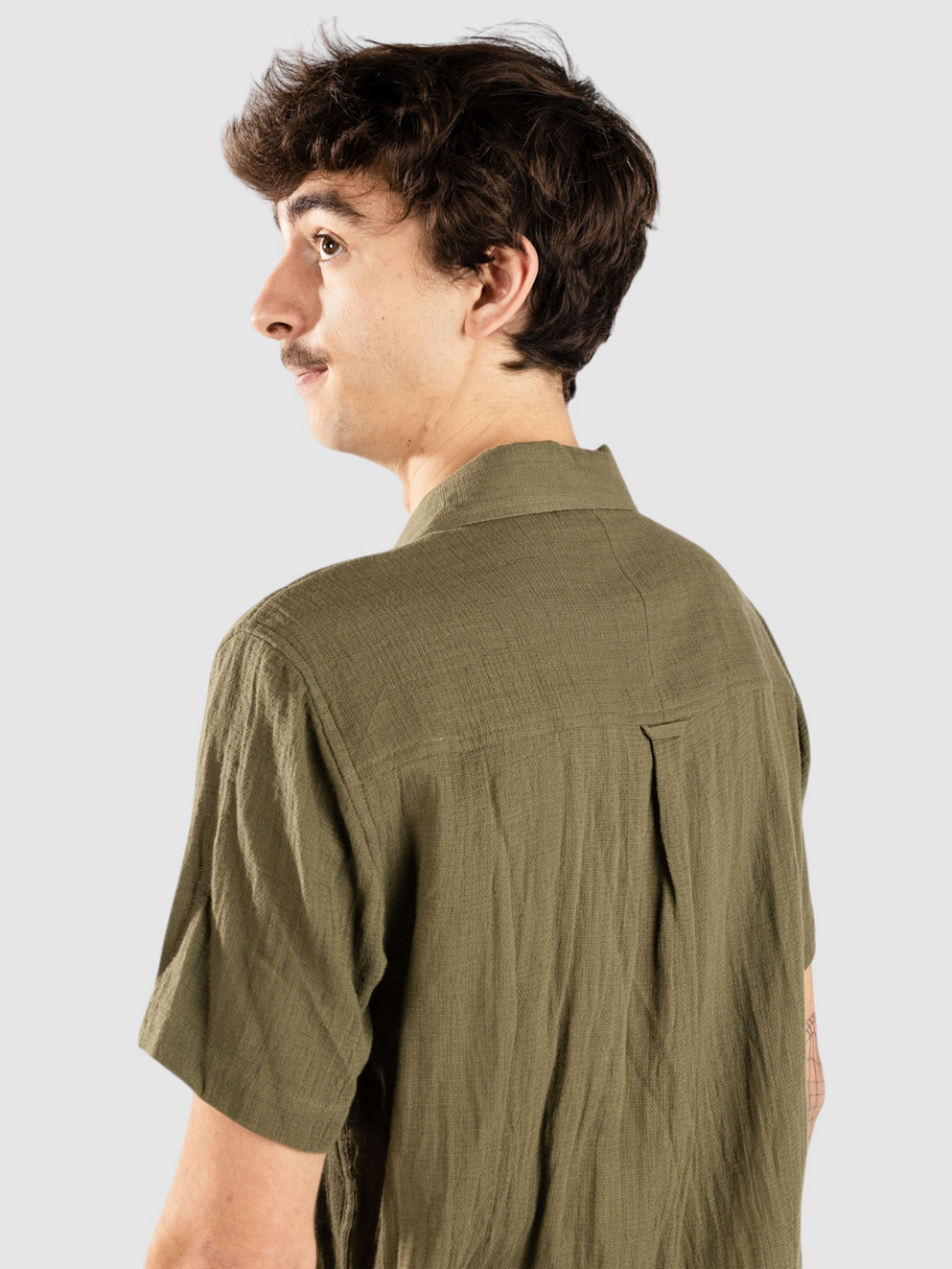 Anerkjendt Akleon Structure 3 Shirt deep lichen green