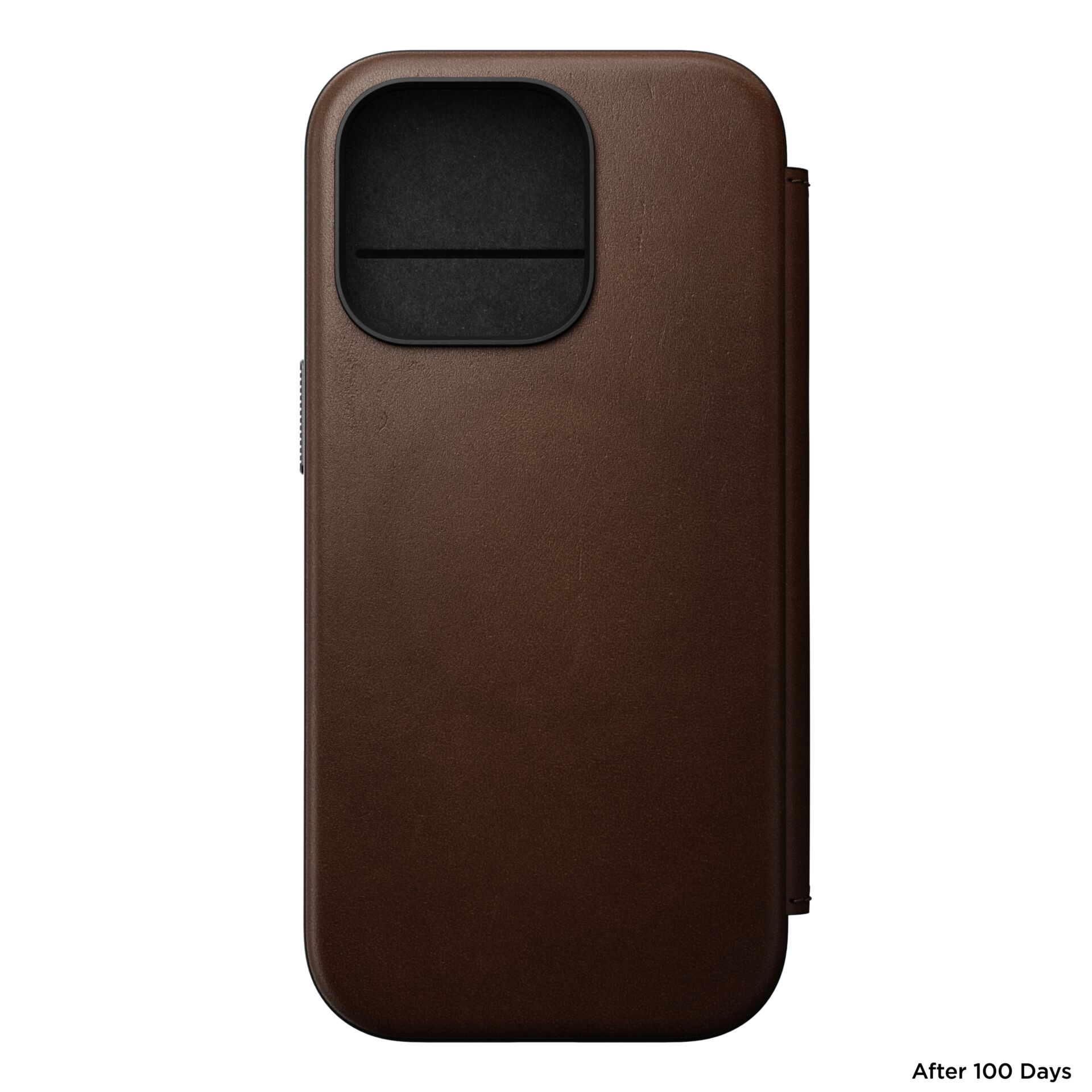 iPhone 16 Pro MagSafe Echtleder Tasche Modern Leather Folio (NM01679585) - Braun