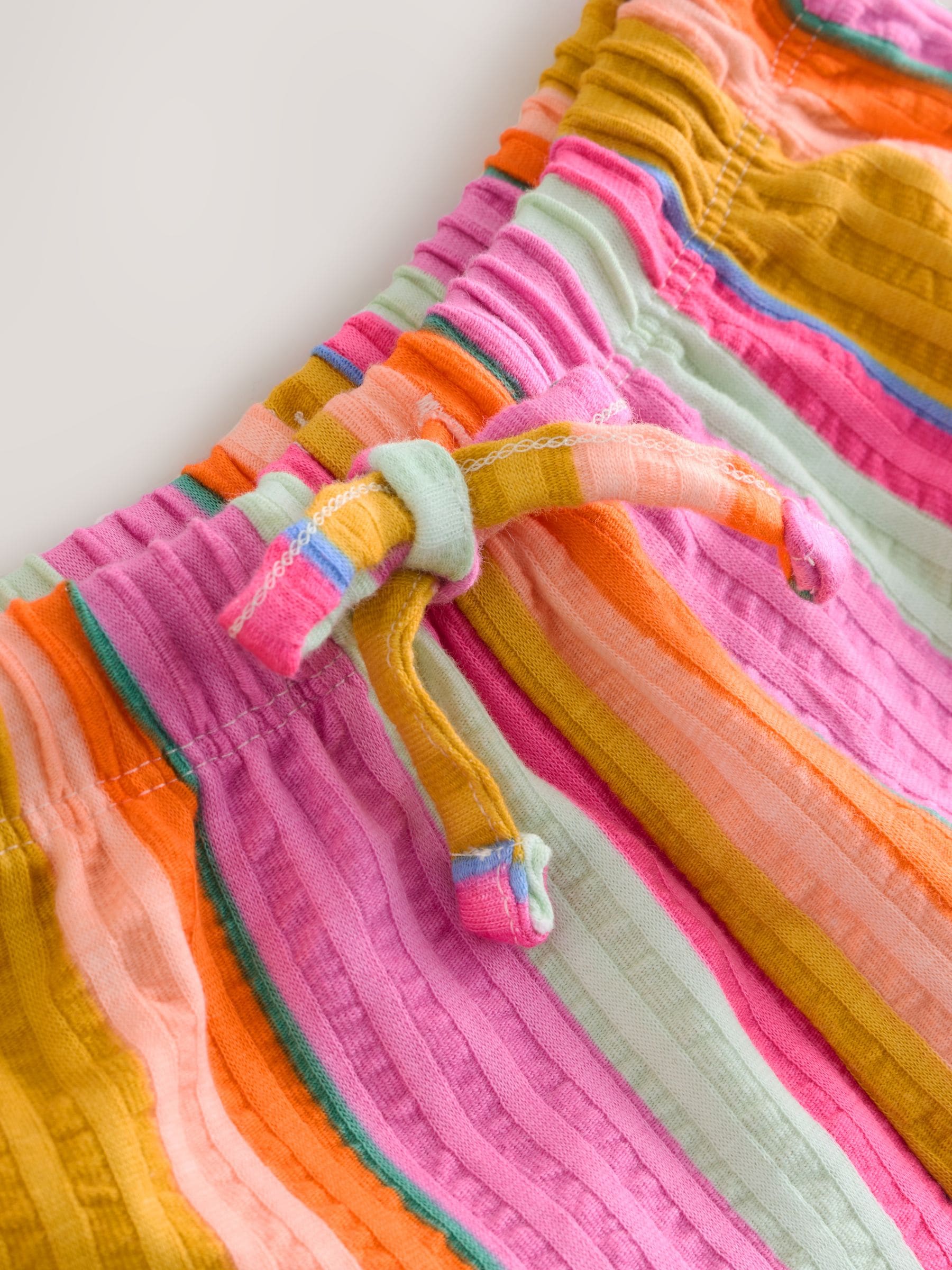 Regenboogstrepen - Broek met wijde pijpen (3mnd -7jr)