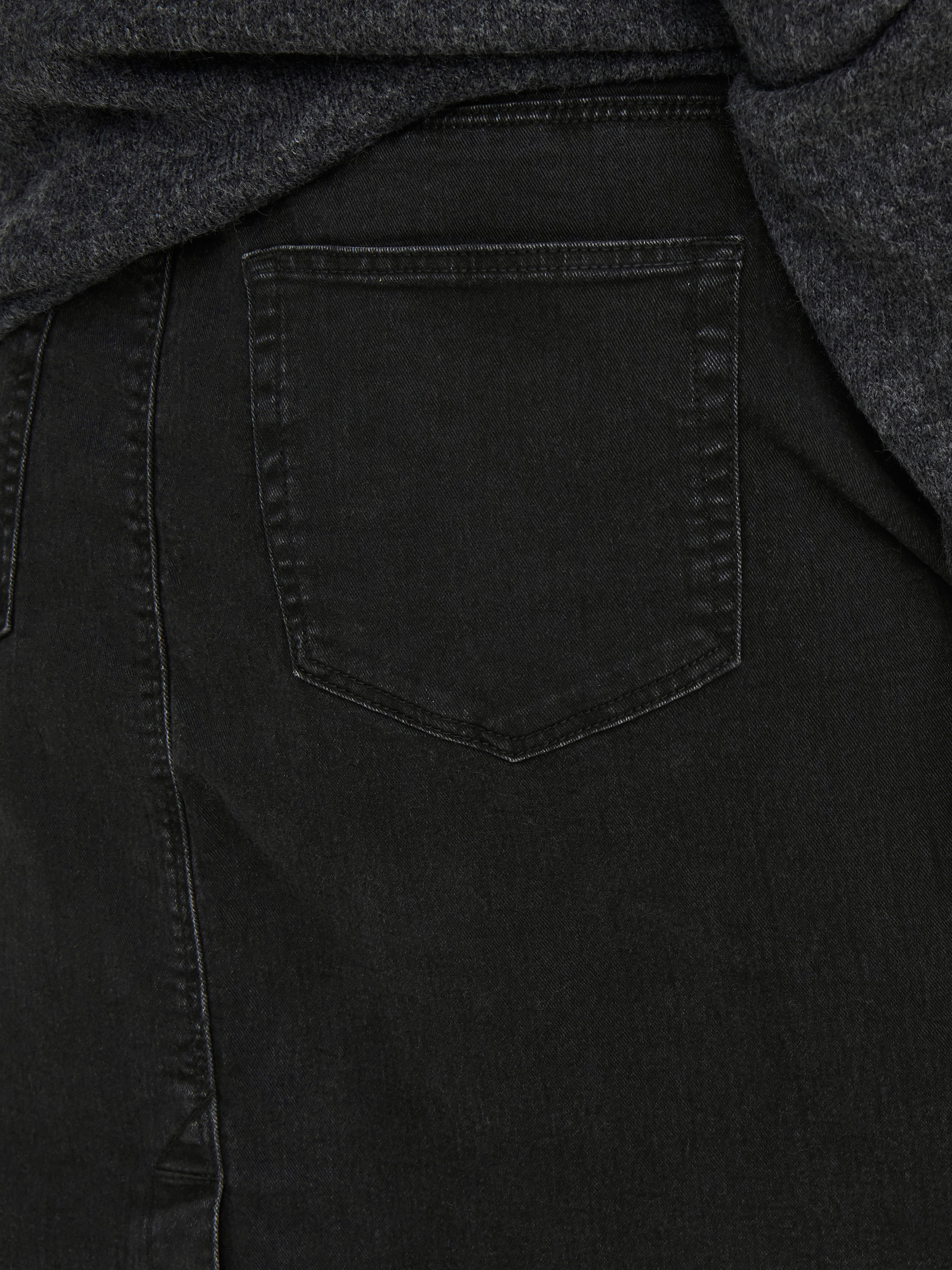 CARSLOAN Jeansrock Washed Black