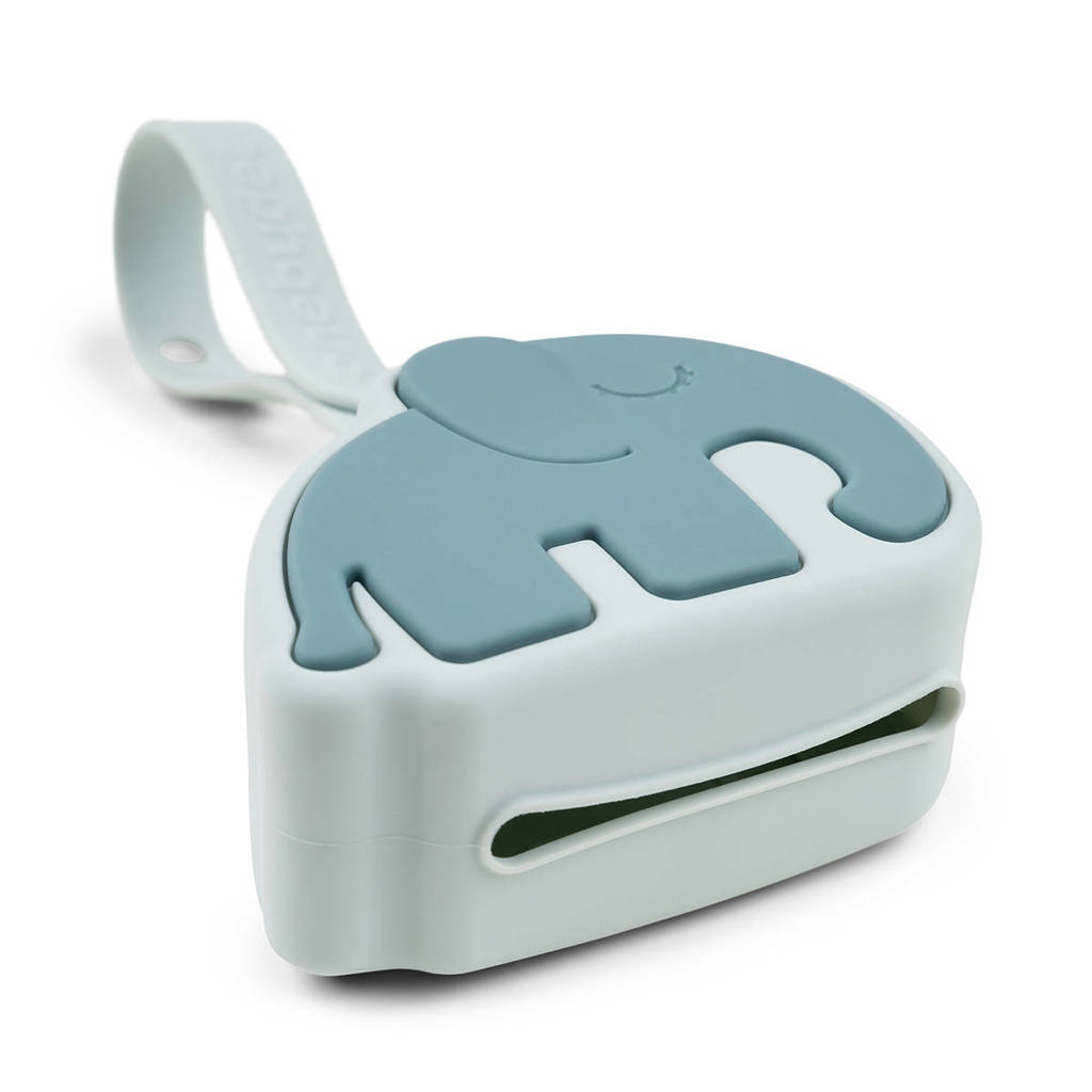 Silicone pacifier pouch Elphee Blue