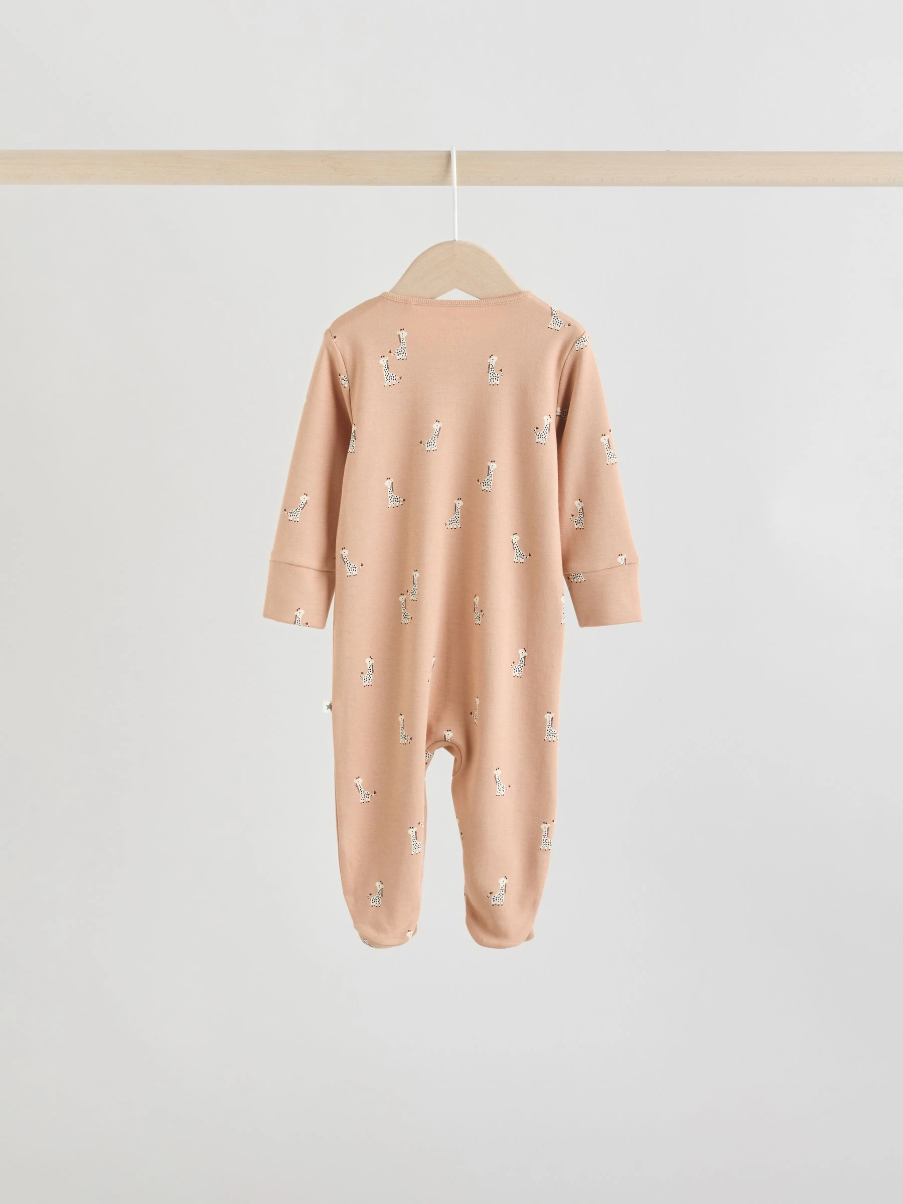Mineraalblauw - 100% katoenen babyslaapzakjes met tweewegrits verpakking van 5 (0mnd -2jr)