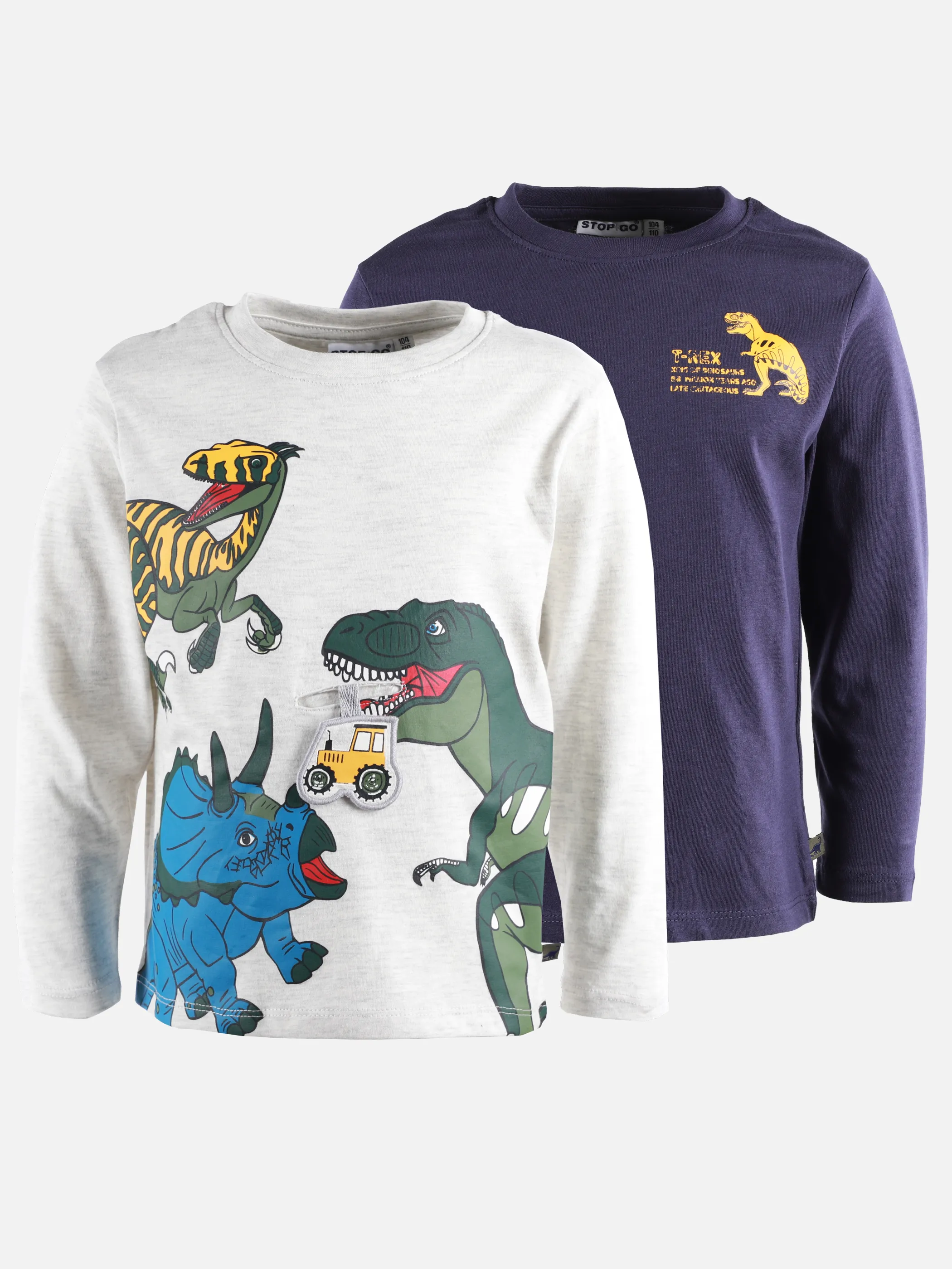 Jungen Langarmshirt im 2er Pack