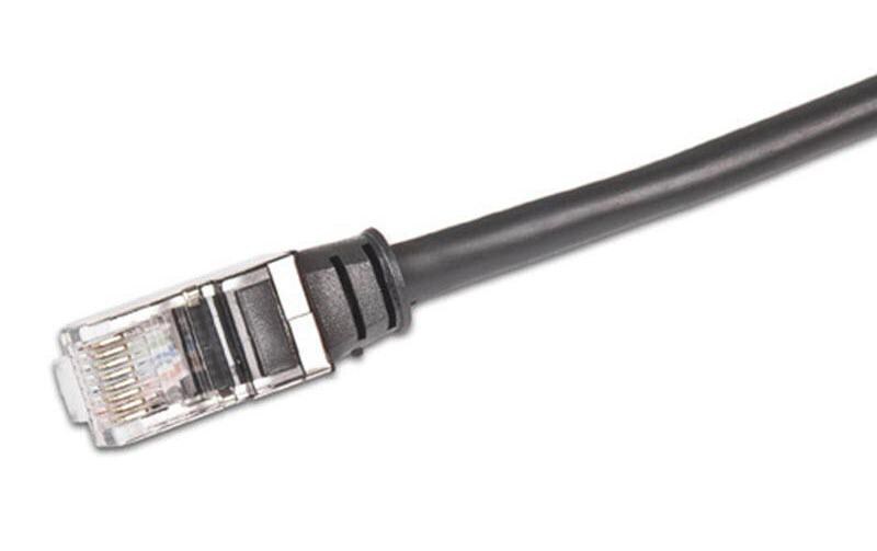Patchkabel RJ-45 - RJ-45, Cat 5e, F/UTP, 1 m, SchwarzCat.5e-Patchkabel, 1 m