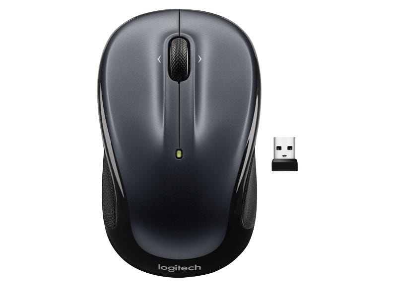 Logitech Maus M325s Kompakte und komfortabele Wireless-Maus mit Hochgeschwindigkeits-Scrollrad