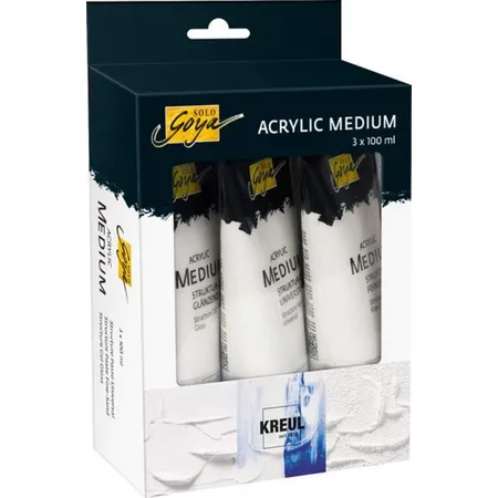 SOLO GOYA Acrylic Medium 3x100ml