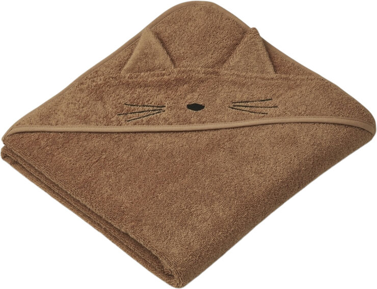 Liewood Augusta hooded towel Rabbit oat