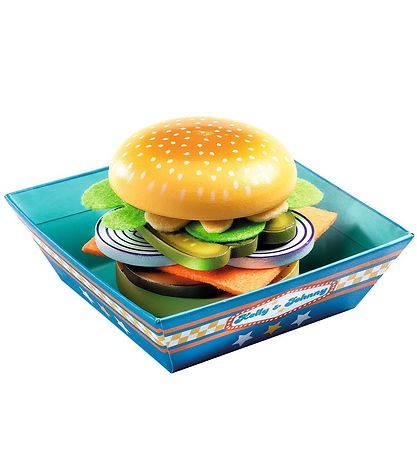 Djeco Leget?j - Tr? - Burger Menu
