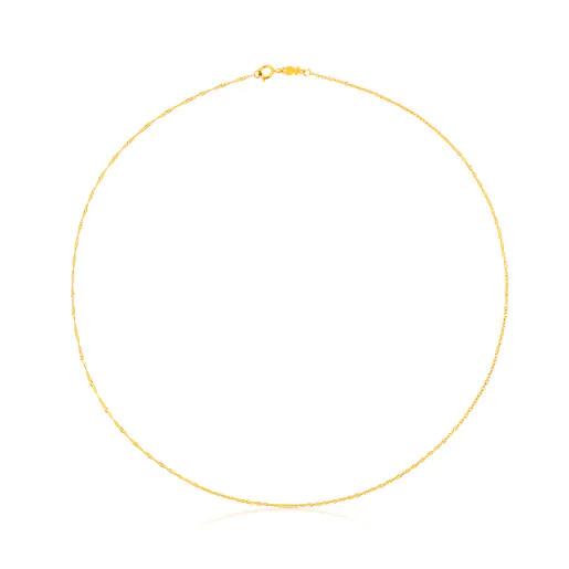 Gargantilha TOUS Chain com Cordão Dourado, 40 cm
