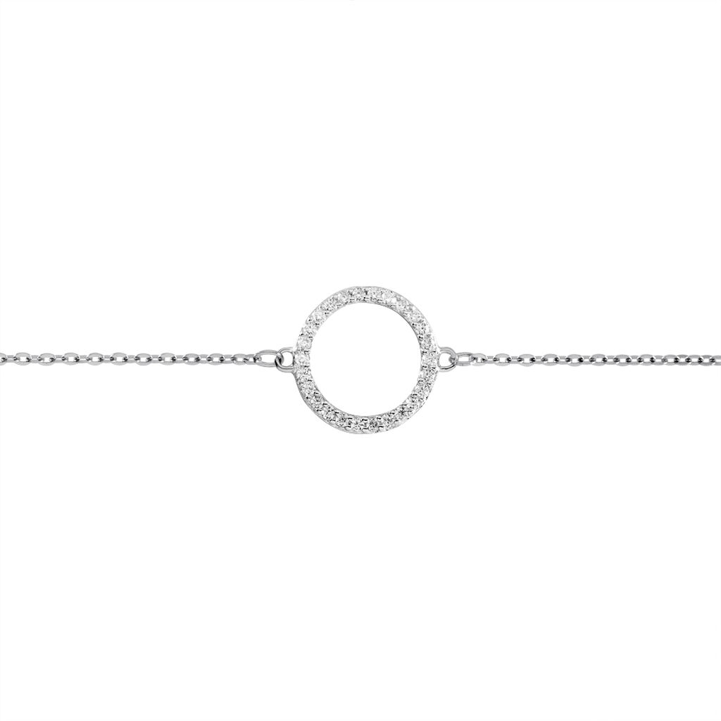 Bracelet Francesca Argent Blanc Oxyde De Zirconium