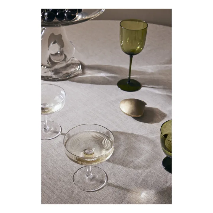 Ferm Living Coupes à champagne Ripple - Set de 2