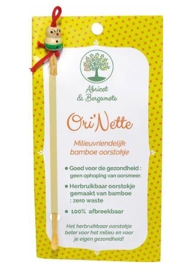 eco conseils Ori'nette Bamboe Oorstokje 1 Stuk