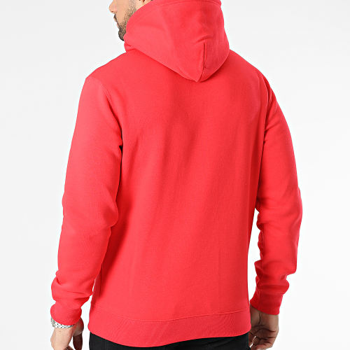 Sweat Capuche 218906 Rouge