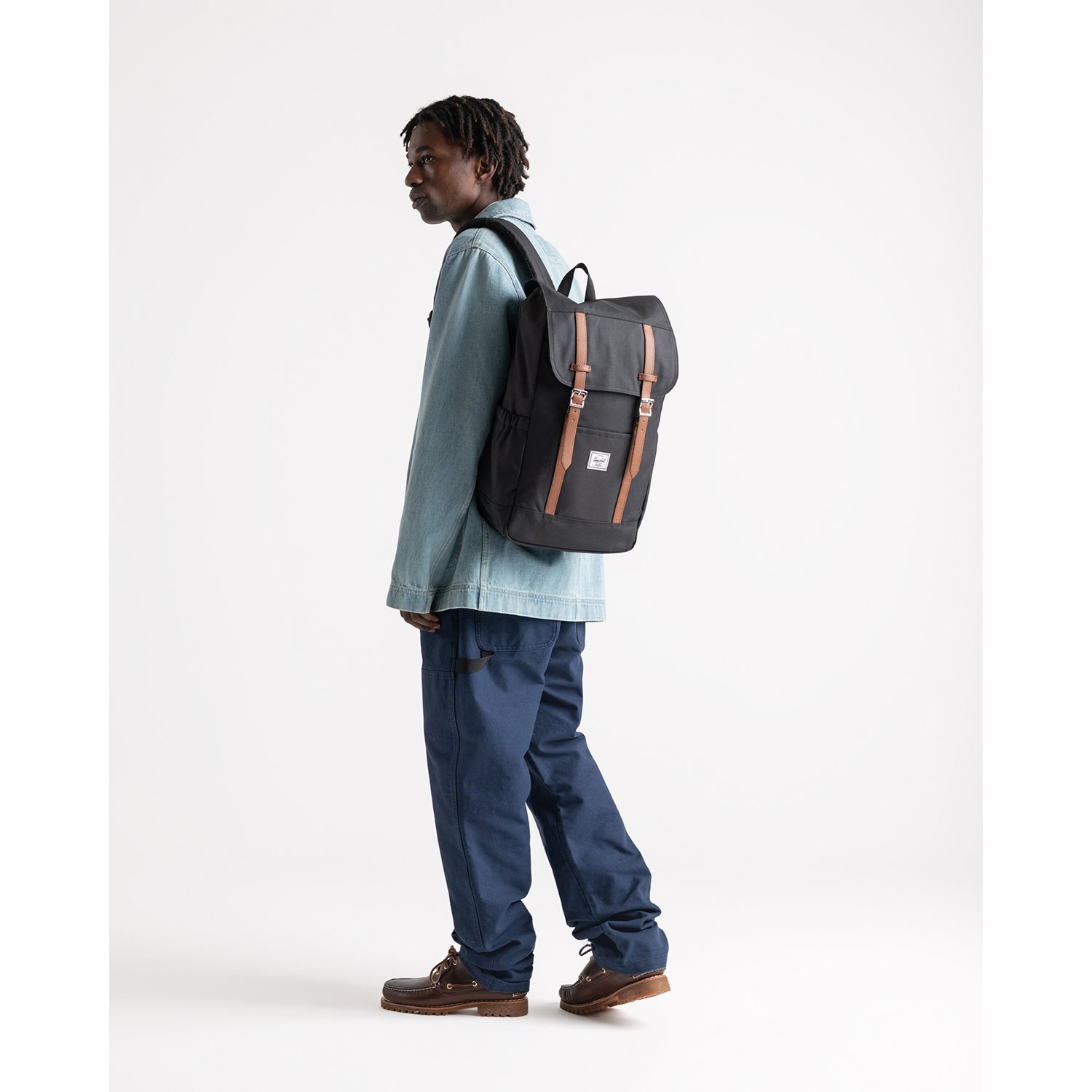 Herschel Supply Co. Retreat Backpack raven crosshatch