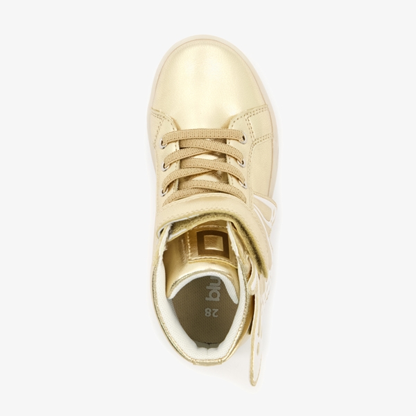 Blue Box hoge gouden meisjes sneakers met lichtjes